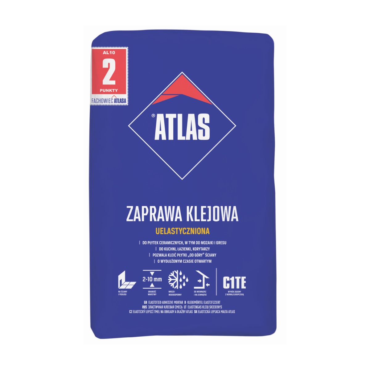 Atlas GLE flīžu līme stabilām virsmām (C1TE), 10kg